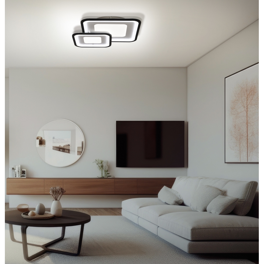 Brilagi - LED dimmbare Deckenleuchte TANDORA LED/49W/230V 3000-6000K + Fernbedienung