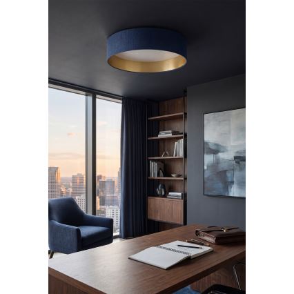 Brilagi - Dimmbare LED-Deckenleuchte VELVET SMART VARI LED/36W/230V 3000-6500K Ø 55 cm blau/gold + Fernbedienung