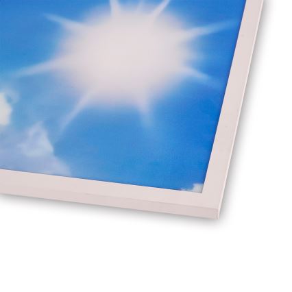 Brilagi - Dimmbare LED-Deckenleuchte SLIMFRAME LED/58W/230V 60x60 cm 3000-6000K silber/blau + Fernbedienung