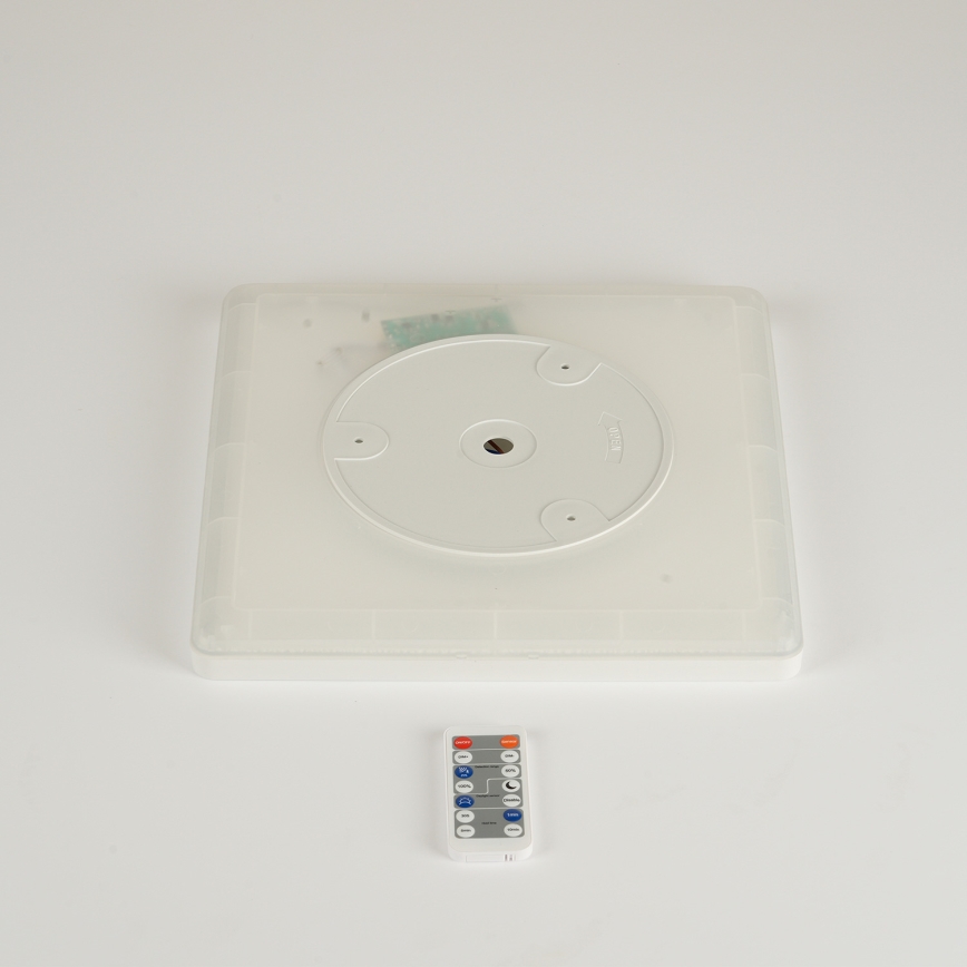 Brilagi - LED-Dimmleuchte mit Bewegungs- und Dämmerungssensor ULTRA SLIM LED/18W/230V 30x30 cm + Fernbedienung