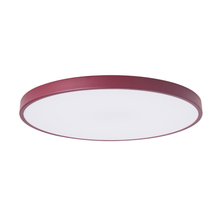 Brilagi - dimmbare LED-Leuchte POOL SMART LED/100W/230V Ø 80 cm 3000–6000K Wi-Fi Tuya + Fernbedienung burgunderrot