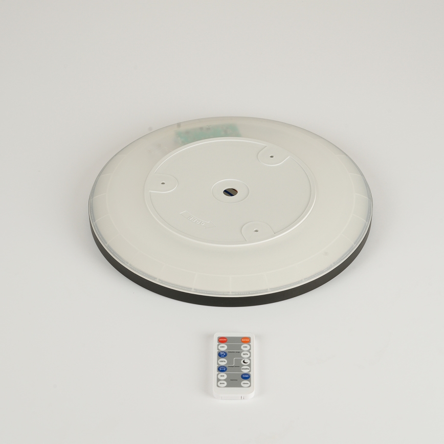 Brilagi - LED-Dimmleuchte mit Bewegungs- und Dämmerungssensor ULTRA SLIM LED/18W/230V Ø 30 cm + Fernbedienung