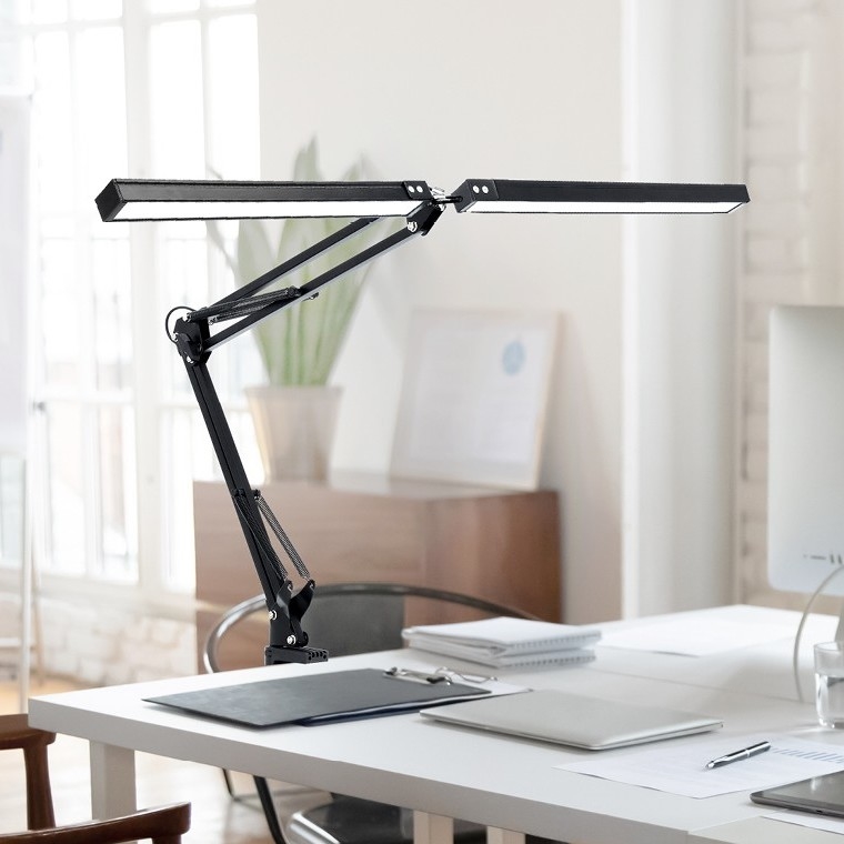 Brilagi - LED Dimmerabile flessibile lampada da tavolo VARIO LED/15W/230V 3000-6000K nero