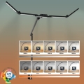 Brilagi - LED Dimmerabile flessibile lampada da tavolo VARIO LED/24W/230V 3000-6500K CRI 92 nero