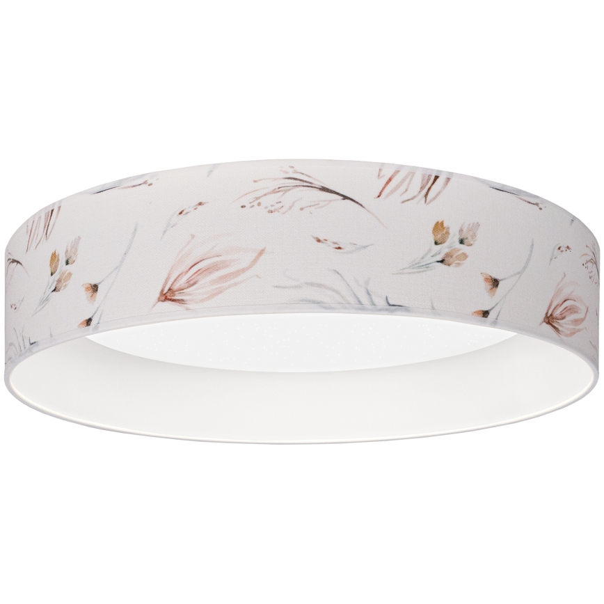 Brilagi - Plafoniera dimmerabile a LED VELVET SMARTIX STARS LED/36W/230V 3000-6000K Ø 55 cm bianco con motivo floreale Wi-Fi Tuya Beacon + telecomando