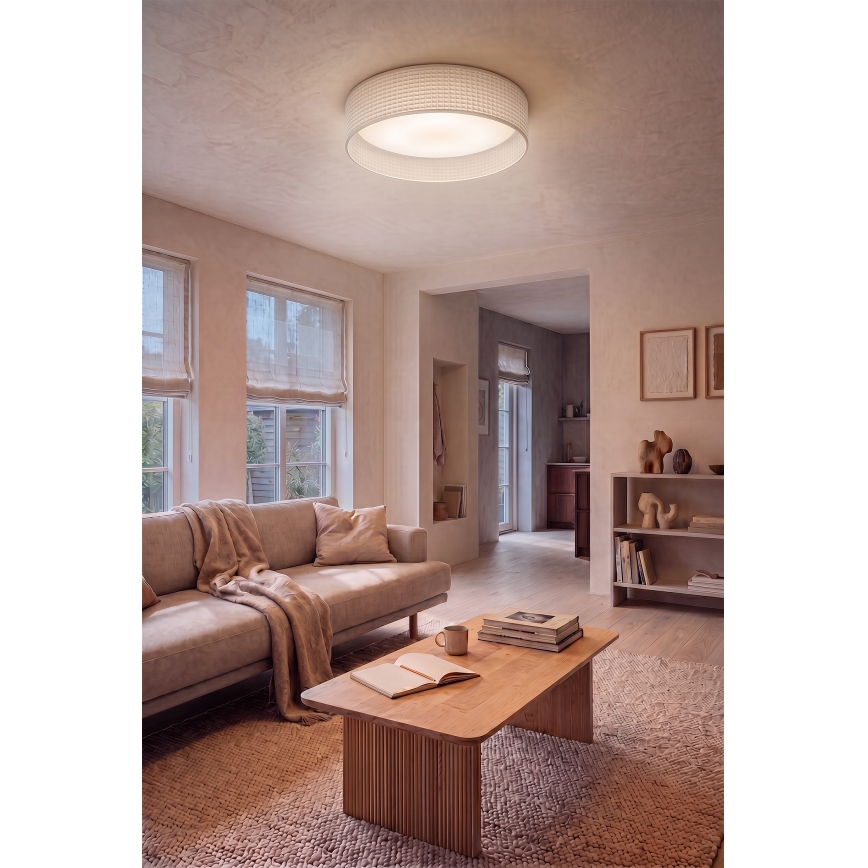 Brilagi - Plafoniera dimmerabile a LED VELVET SMART VARI LED/36W/230V 3000-6500K Ø 55 cm crema + telecomando