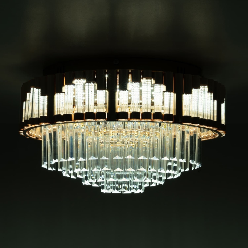 BRILAGI - Plafoniera a LED dimmerabile CROWN 41W/230V 3000-6000K Ø 48 cm, dorata + telecomando