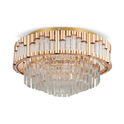 BRILAGI - Plafoniera a LED dimmerabile CROWN 41W/230V 3000-6000K Ø 48 cm, dorata + telecomando