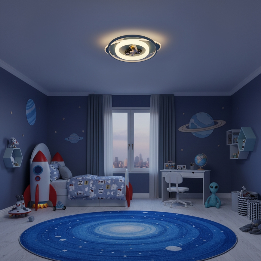 Brilagi - Plafoniera LED dimmerabile per bambini ASTRO LED/68W/230V 3000-6000K + telecomando
