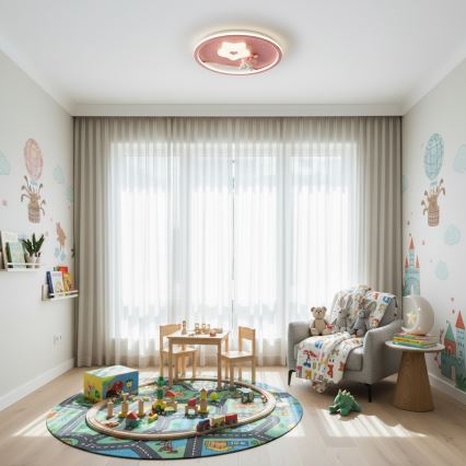 Brilagi - Plafoniera LED dimmerabile per bambini BUNNY LED/83W/230V 3000-6000K Ø 49 cm + telecomando