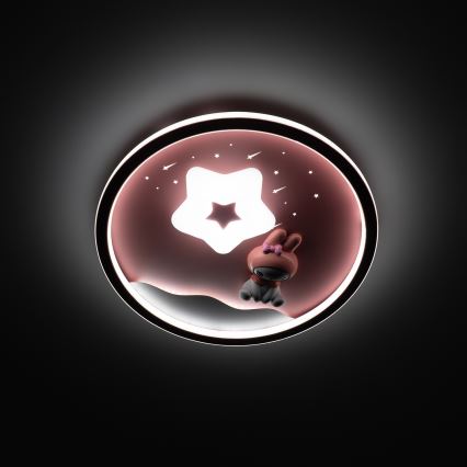 Brilagi - Plafoniera LED dimmerabile per bambini BUNNY LED/83W/230V 3000-6000K Ø 49 cm + telecomando