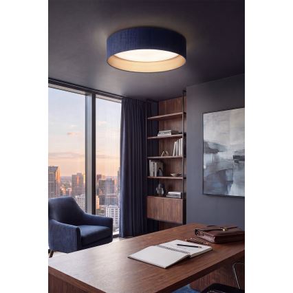 Brilagi - Plafoniera LED dimmerabile VELVET SMART VARI LED/24W/230V 3000-6500K Ø 45 cm blu/oro + telecomando