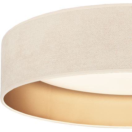 Brilagi - Plafoniera LED dimmerabile VELVET SMART VARI LED/36W/230V 3000-6500K Ø 55 cm crema/oro + telecomando