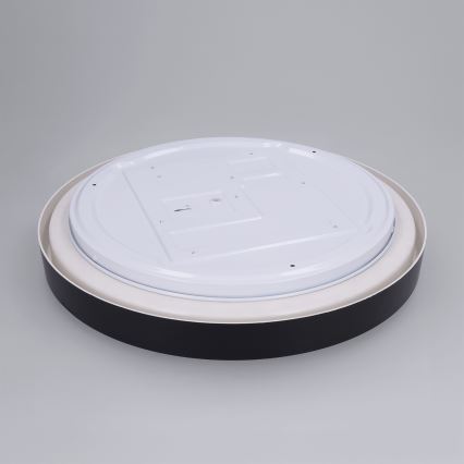 Brilagi - LED-dimmbare Deckenleuchte MATTEO LED/48W/230V 3000-6500K Ø 41 cm schwarz + Fernbedienung