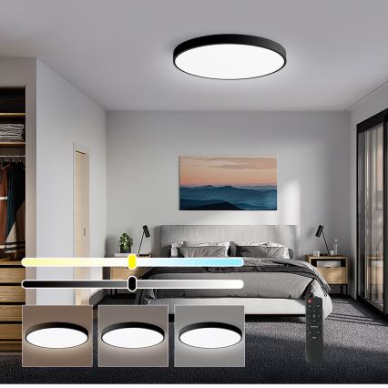Brilagi - LED dimmbares Deckenleuchte POOL SMART LED/60W/230V 3000-6000K 50 cm + Fernbedienung