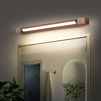 Brilagi - Éclairage LED pour miroir de salle de bains AQUA LINE LED/18W/230V 60 cm IP44 bronze IRC 90