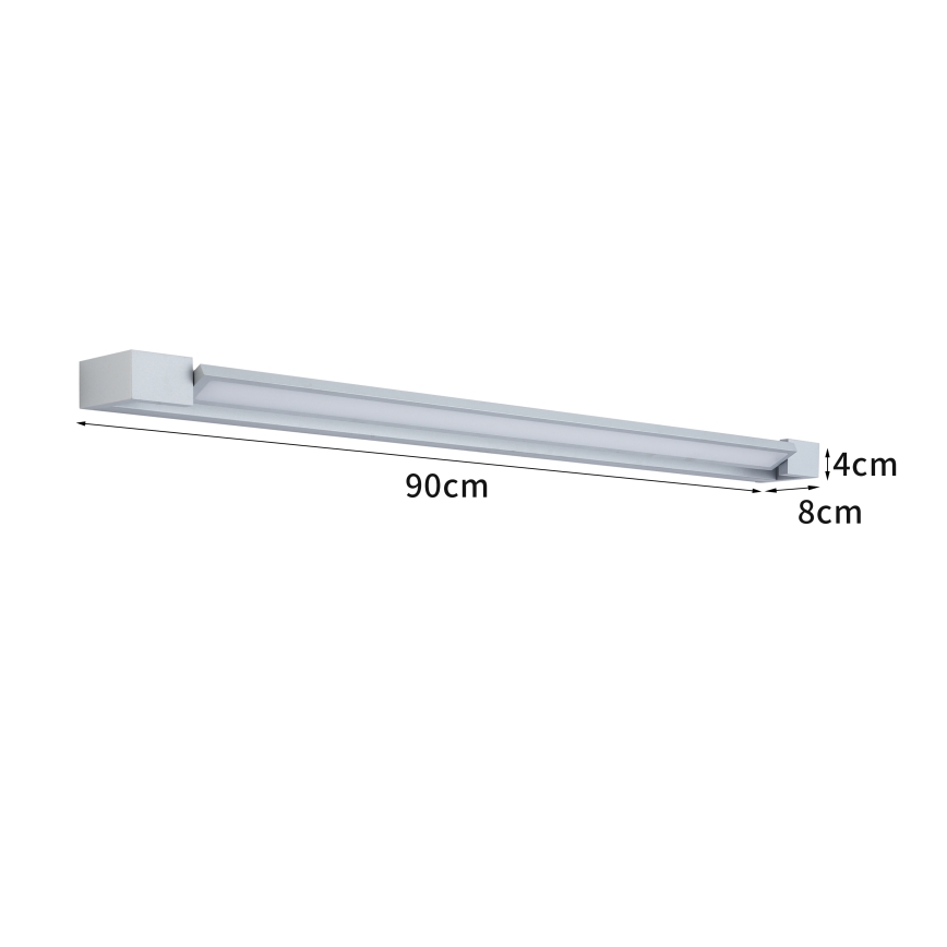 Brilagi - Éclairage LED pour miroir de salle de bains AQUA LINE LED/24W/230V 90 cm IP44 chrome mat IRC 90