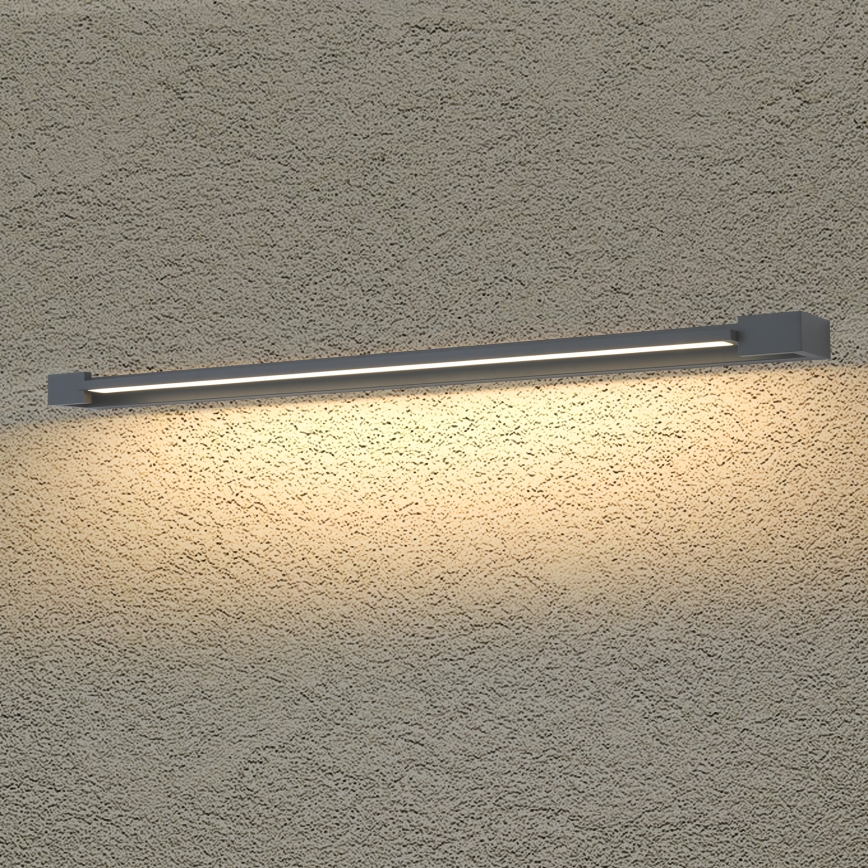 Brilagi - Éclairage LED pour miroir de salle de bains AQUA LINE LED/36W/230V 120 cm IP44 anthracite CRI 90