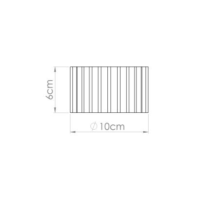 Brilagi - LED-Einbaustrahler SFERA 1xGX53/30W/230V Ø 10 cm braun