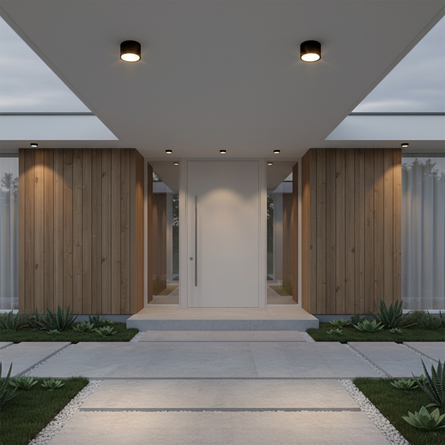 Brilagi - LED Faretto da bagno SMOOTH 1xGX53/15W/230V nero IP65