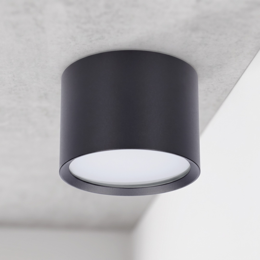 BRILAGI - Faretto da bagno a LED SMOOTH 1xGX53/15W/230V 60x82 mm nero IP54