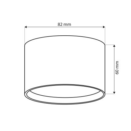 Brilagi - LED Faretto SMOOTH 1xGX53/15W/230V dorato