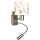Brilagi - LED flexible Kinder-Wandleuchte BOBO 1xE27/25W/230V + LED/3W mattchrom/weiß/Tiermotive