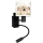 Brilagi - LED flexible Kinder-Wandleuchte BOBO 1xE27/25W/230V + LED/3W schwarz/weiß/rosa/mit Feenmotiv