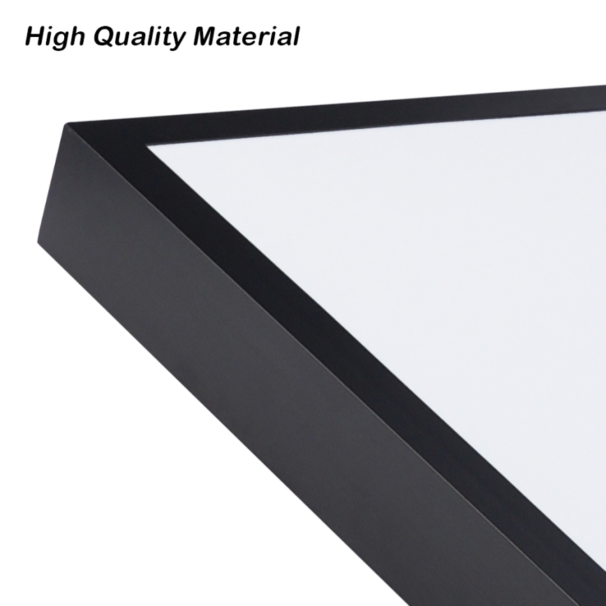 Brilagi - LED-Deckenleuchte für Badezimmer FRAME LED/96W/230V 120x60 cm 3000/4000/6000K IP44 schwarz
