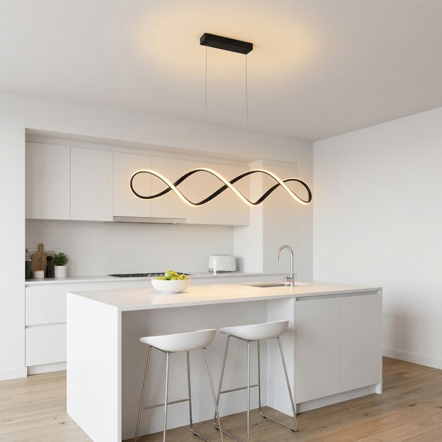 Brilagi - LED-Hängeleuchte am Kabel DNA LED/41W/230V 4100K schwarz
