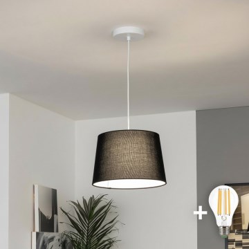 Brilagi - LED-Hängeleuchte an Kabel CERIA 1xE27/40W/230V Ø 30 cm schwarz