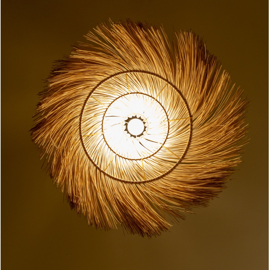 Brilagi - LED-Hängeleuchte an Kabel CERIA BOHO 1xE27/40W/230V Ø 100 cm Rattan