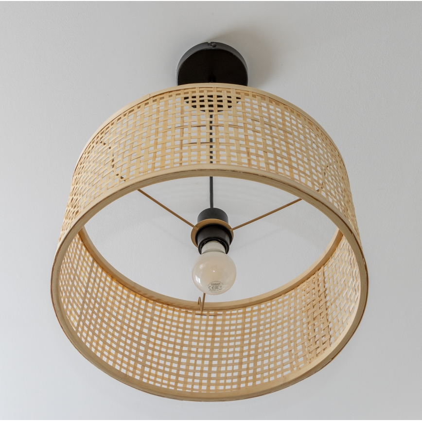 Brilagi - LED-Hängeleuchte an Kabel CERIA BOHO 1xE27/40W/230V Ø 40 cm Bambus