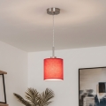 Brilagi - LED-Hängeleuchte an Kabel NUBILA 1xE27/60W/230V Durchmesser 14 cm rot