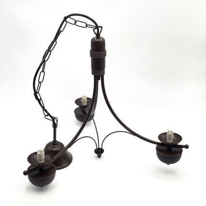 Brilagi - LED Hängeleuchte an Kette COTTAGE 3xG9/40W/230V Eiche/weiß
