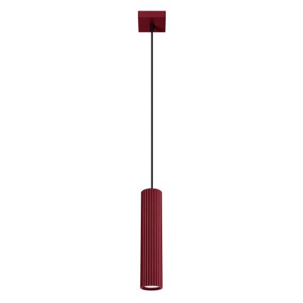 Brilagi - LED-Hängeleuchte an Seil CRESTO 1xGU10/10W/230V burgunderrot