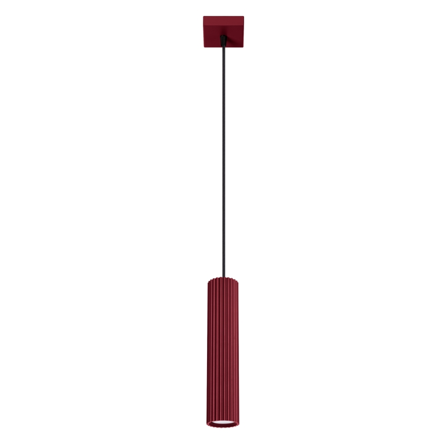 Brilagi - LED-Hängeleuchte an Seil CRESTO 1xGU10/10W/230V burgunderrot