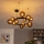 Brilagi - LED-Hängeleuchte an Seil MILLA 15xG9/3W/230V braun/rauchbraun