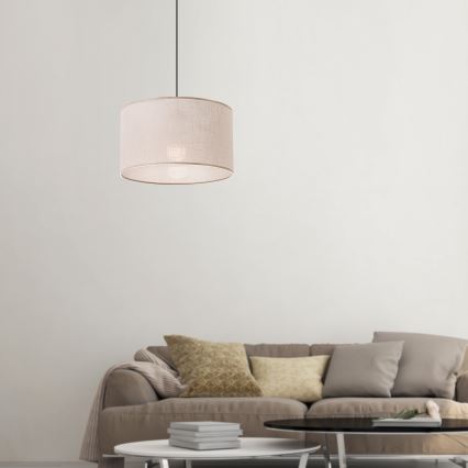 Brilagi - LED Hängeleuchte ANTHONY 1xE27/60W/230V Eiche/beige