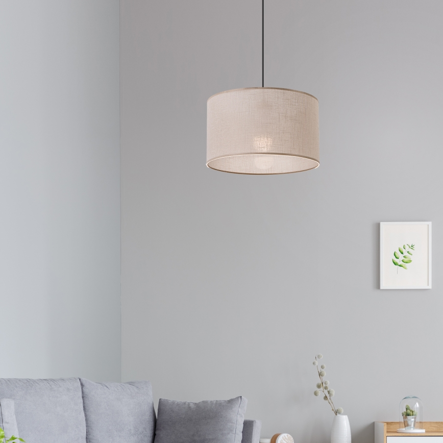 Brilagi - LED Hängeleuchte ANTHONY 1xE27/60W/230V Eiche/beige