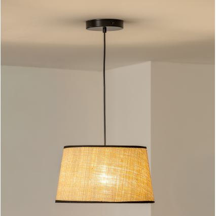 Brilagi - LED-Hängeleuchte CERIA mit Kabel 1xE27/40W/230V Ø 35 cm beige