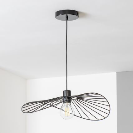 Brilagi - LED-Hängeleuchte CERIA WIRE, 1xE27/40W/230V, 40x56 cm, schwarz