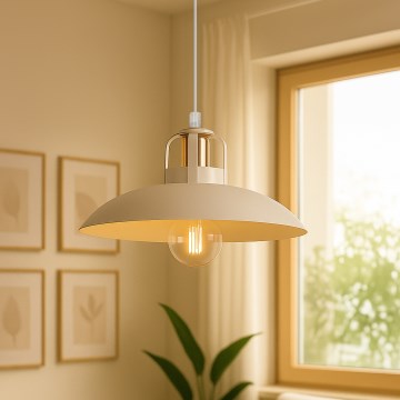 Brilagi - LED Hängeleuchte FLAMENGO 1xE27/60W/230V weiß