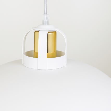 Brilagi - LED Hängeleuchte FLAMENGO 1xE27/60W/230V weiß