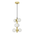 Brilagi - LED-Hängeleuchte MILLA 6xG9/3W/230V golden/weiß
