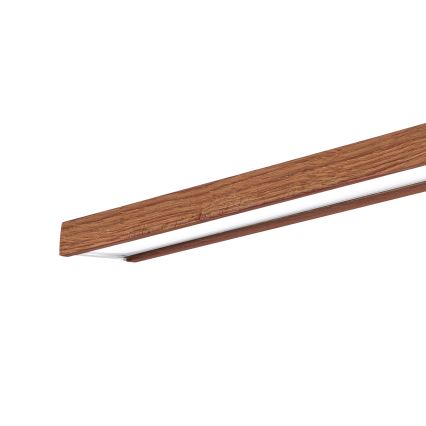 BRILAGI - Illuminazione a LED per specchio da bagno 3 in 1 WOODY MIRROR LED/15W/230V 80 cm IP44 cromo lucido/rovere ciliegio
