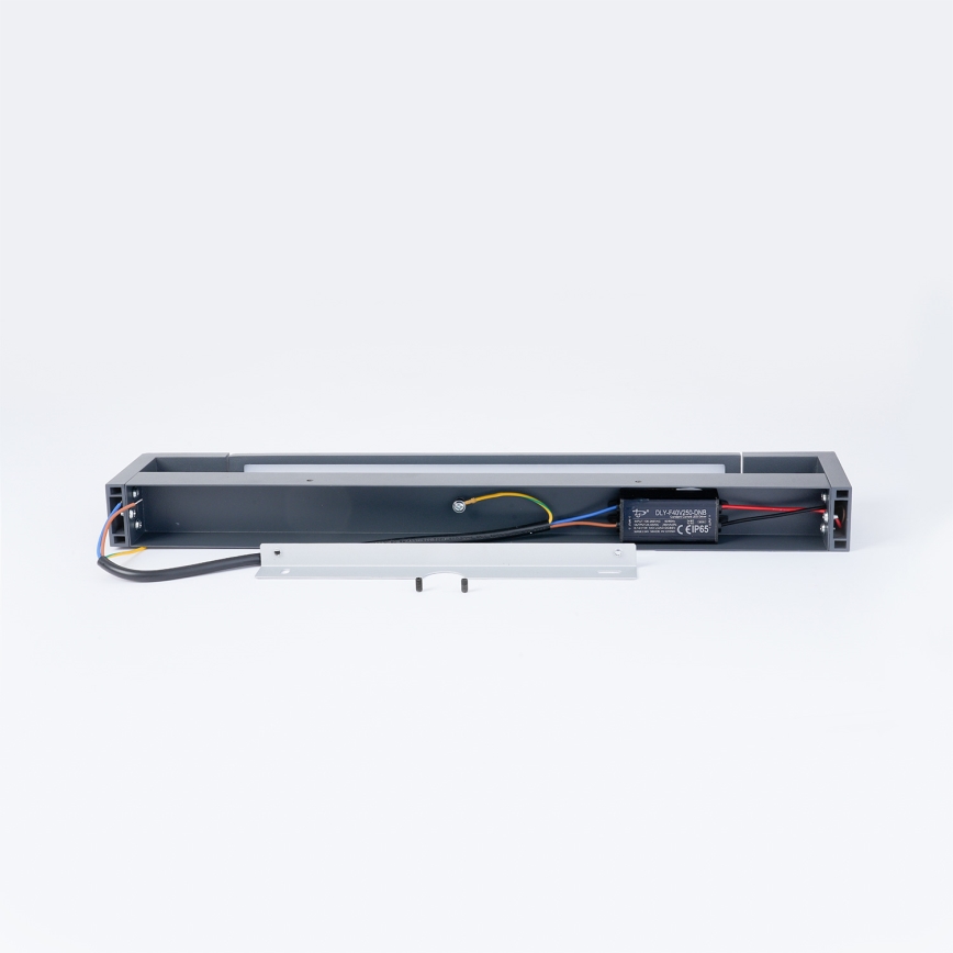 Brilagi - Illuminazione LED per specchio da bagno AQUA LINE LED/12W/230V 45 cm IP44 antracite CRI 90