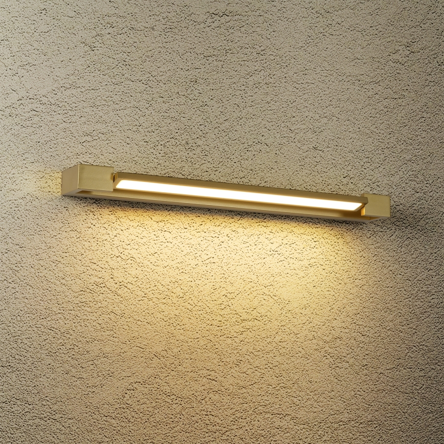 Brilagi - Illuminazione LED per specchio da bagno AQUA LINE LED/18W/230V 60 cm IP44 oro CRI 90