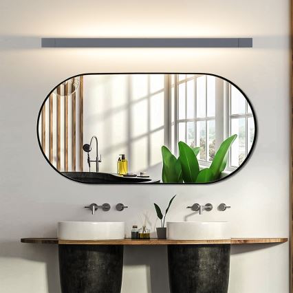 Brilagi - Illuminazione LED per specchio da bagno AQUA LINE LED/24W/230V 90 cm IP44 antracite CRI 90