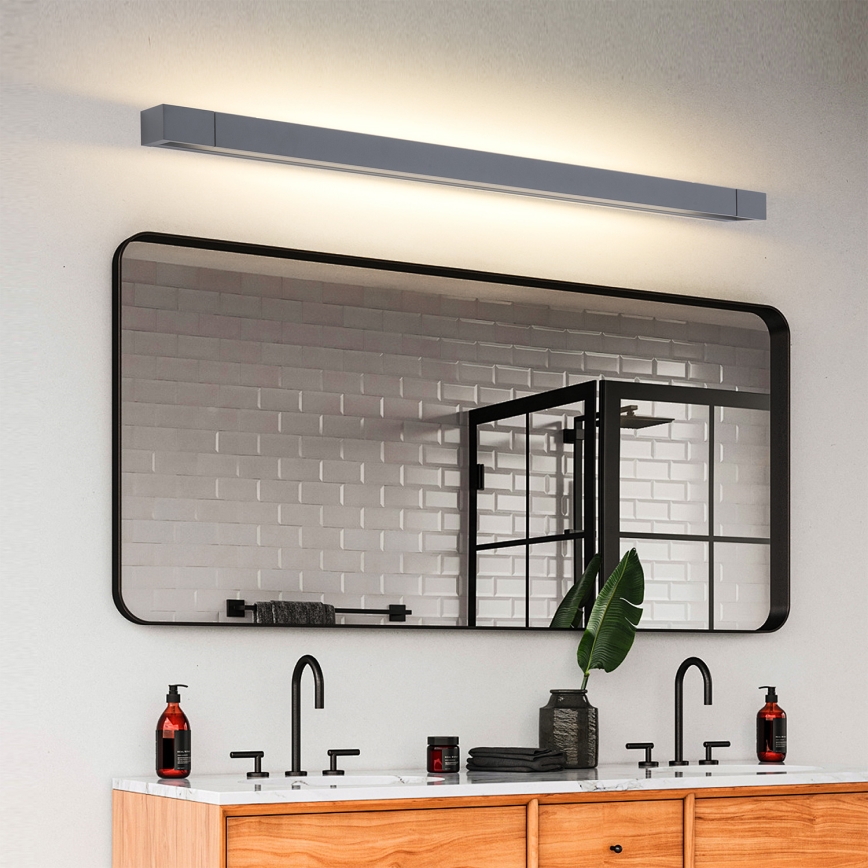Brilagi - Illuminazione LED per specchio da bagno AQUA LINE LED/24W/230V 90 cm IP44 antracite CRI 90